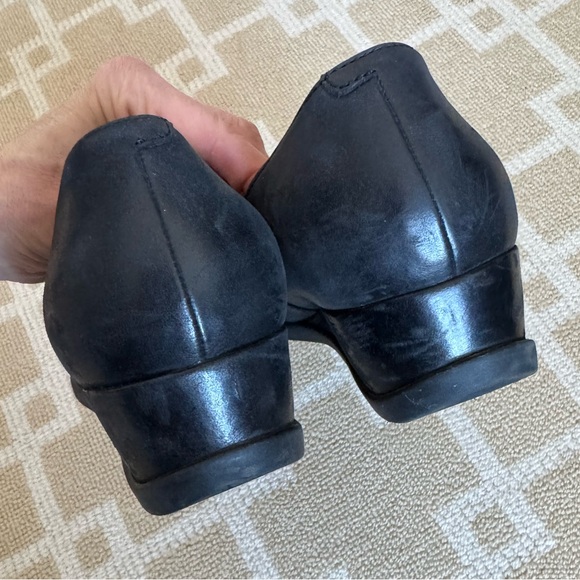 Dansko Black Leather Comfort Loafers Wedge Slip On Work Shoes Nurse EU39 US 8.5 - Picture 10 of 11